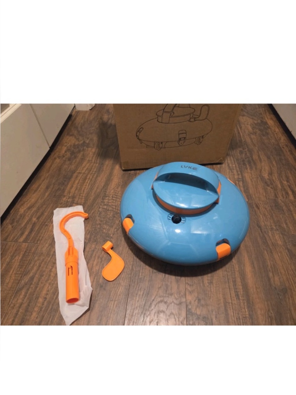 L1 Cordless Robotic Pool Cleaner, Pool Vacuum for Above Ground Pools with...